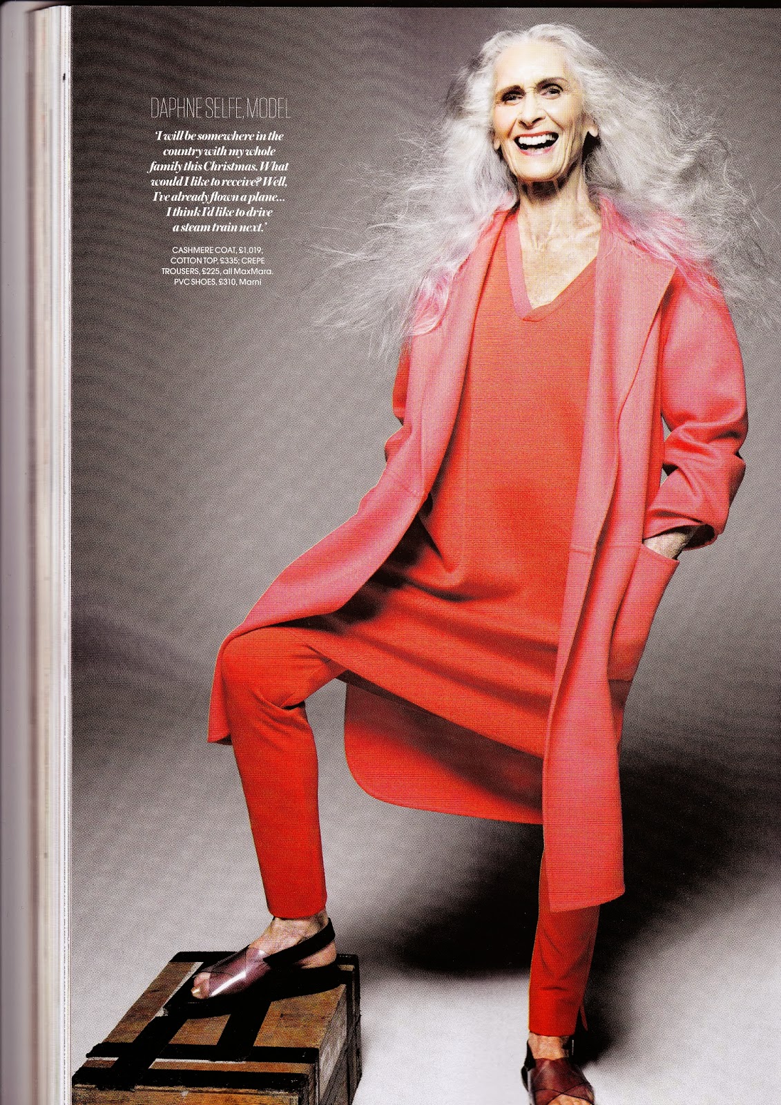 Daphne Selfe, Red magazine